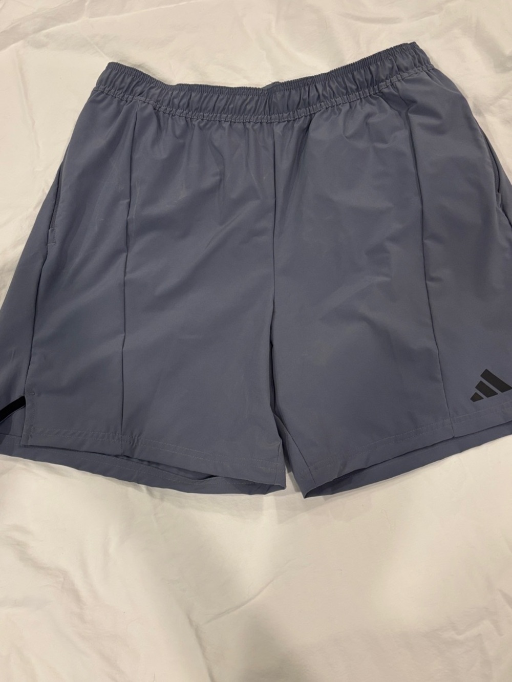 adidas Men's Slate Gray Athletic Running Shorts